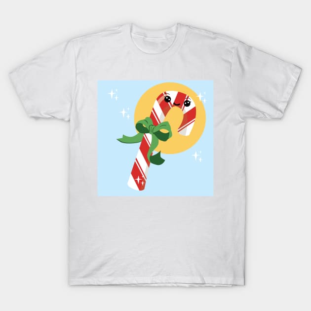 Cute Candy Cane T-Shirt by Edofest